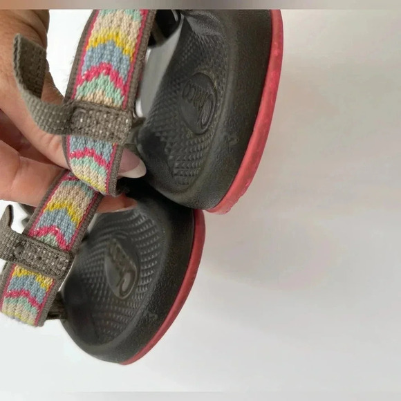 Chaco Girl's ZX1 Multicolor Strappy Sandals Size 3 Kids Outdoor Summer Hiking - Picture 7 of 13
